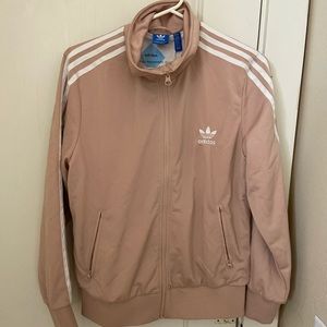 Adidas Full Zip Track Jacket Large Pink NWT
